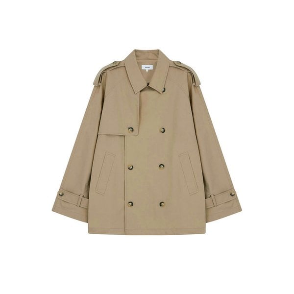 HALF LENGTH TRENCH COAT (BEIGE)