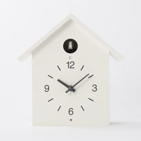MUJI 일본 뻐꾸기 벽시계 벽걸이 화이트 대형 MJ-CCWL1
