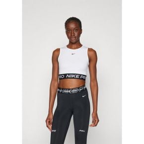 4798810 Nike PRO CROP TANK - Top white/black