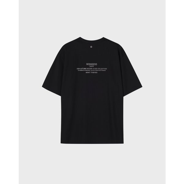 [파주점] 시그니처 PARIS 로고 티셔츠 SH5TS932BK