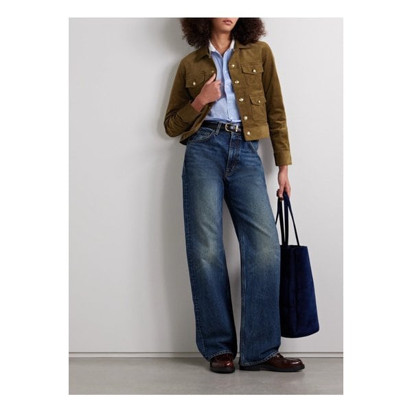 닐리 로탄 리제스 코튼 혼방 코듀로이 재킷 카멜 1647597338884576