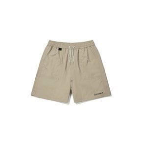 CU SIGNITURE NYLON SHORTS PANTS 베이지