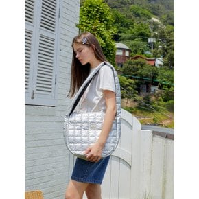 ANC QUILTING BIG BAG_SILVER