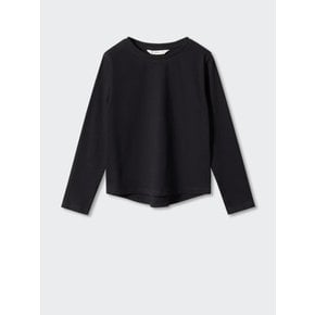 MANGO KIDS 티셔츠 BASICA 57004014 Black