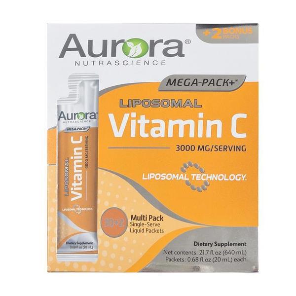 오로라 메가 팩 플러스 리포조말 비타민C 20ml x 32포 1박스 HIS (S44005544)