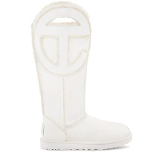 UGG 어그 여성 10mm Telfar 크링클 에나멜 부츠 화이트 79IU9K010 5655273