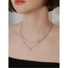 Toggle Bar Chain Layered Necklace