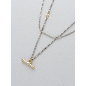 Toggle Bar Chain Layered Necklace