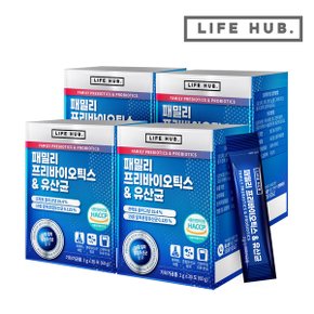 라이프허브 패밀리 프리바이오틱스 유산균 4세트 (2g x 120포) 4개월분