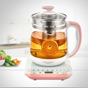 전기 유리 티포트 대용량1.8L 내열유리 무선티포트 분유포트 커피포트 차탕기 티 분유 차 주전자 커피보트