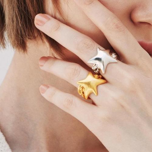 [엘리오나] Lodestar Bold Ring (gold/silver)(2)