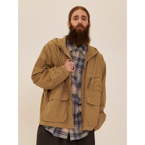 CB HOOD ANORAK JACKET(BEIGE)