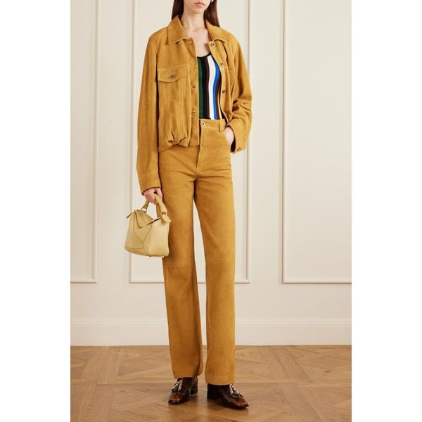 개더드 스웨이드 재킷 46376663163050416