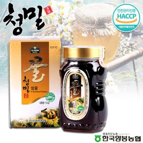 [명절후배송][양봉농협]등급이있어 믿을수 있는 청밀 밤꿀 1kg/HACCP인증