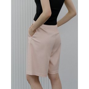 릴렉스 와이드 버뮤다 팬츠_Pink