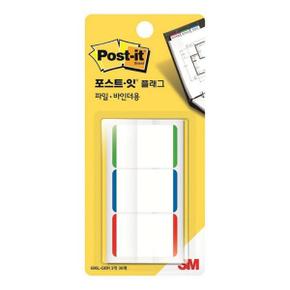 3M 포스트잇 플래그 파일·바인더용 686L-GBR(38x25.4mm)_N3537000