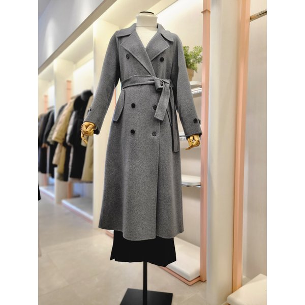 [여주점] 여성 캐시미어 블랜디드 트렌치 핸드메이드 코트(ITPBYHL830)