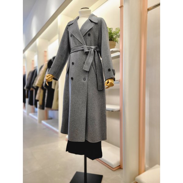[여주점] 여성 캐시미어 블랜디드 트렌치 핸드메이드 코트(ITPBYHL830)