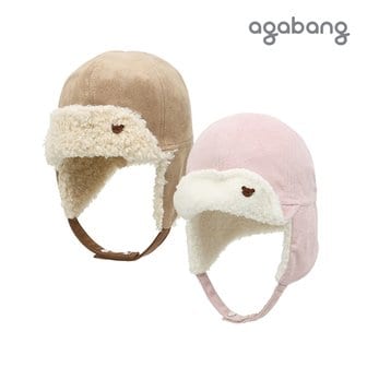 아가방 로니무스탕귀달이모(PINK,BEIGE)_01P776801