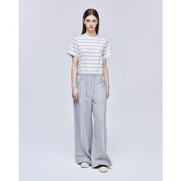 [파주점] [송지오우먼] 컬렉션 샤를로 파리 트레이닝 팬츠 멜란지 그레이 WH2PT718MG