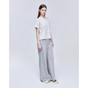 [파주점] [송지오우먼] 컬렉션 샤를로 파리 트레이닝 팬츠 멜란지 그레이 WH2PT718MG