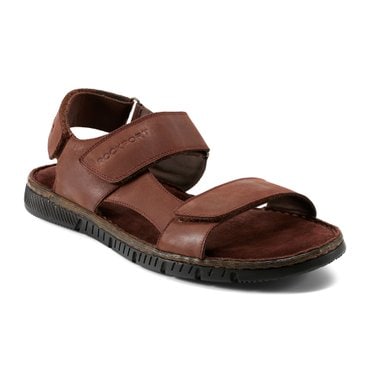 락포트 남성화 제트 더블 스트랩 샌들 DARK BROWN RM0063