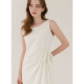 스트랩 앤 드레이프 나시 롱 원피스_P423134898