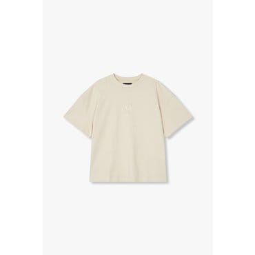 ARMANI EXCHANGE 여성 드롭 숄더 루즈 핏 티셔츠(A425130530)베이지