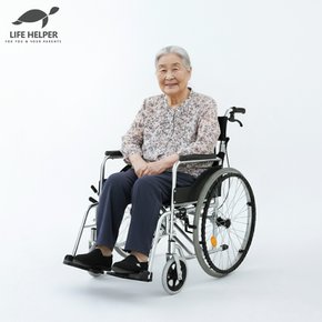 A1 휠체어 알루미늄 접이식 수동 경량 가정용 병원 휴대용 수납편리 대여 아님
