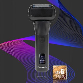 휴대용 충전식 건습식 전기면도기 IPX6 방수 스윙 5중 플렉스 헤드 팝업트리머