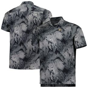 4651457 Tommy Bahama Mens Black New Orleans Saints Big  Tall Coast Luminescent Fronds Camp