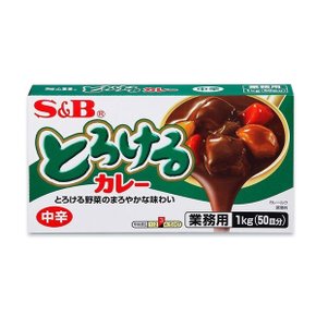 [새벽배송][우리가락]S&B 카레 토토케루(중간) 1KG
