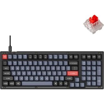  영국 키크론 기계식키보드 Keychron V5 Wired Custom Mechanical Keyboard 96% Layout QMK/VIA P