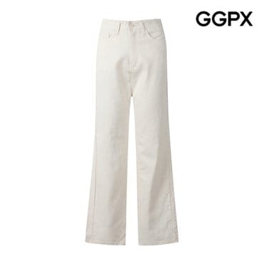 GGPX 세미 부츠컷 린넨 팬츠 (GP5PT026F)