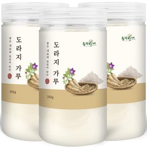 세척한 프리미엄 국산 도라지 가루 분말 300g x 3개