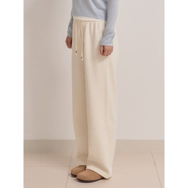 mllw 발열속기모 코듀로이 스트레이트핏 밴딩팬츠