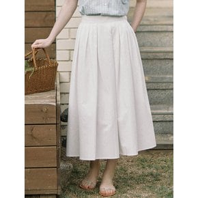 Jane Flared Skirt - White