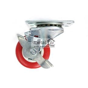 우레탄 작업대 가구바퀴 PVC바퀴 스톱 1.5인치 하중28kg