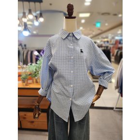 노원점 스테파니 잔 체크 셔츠 A26SH6103