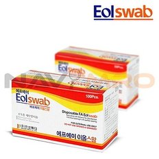 오피스디포 알콜스왑 이올스왑 1PK 100EA