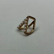  스카프링 고리 V형 골드 고정 매는법