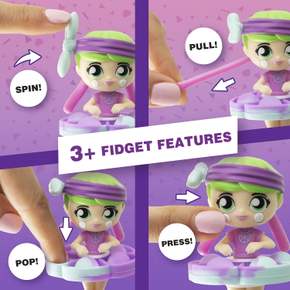 Fashion Fidgets - WowWee의 Collectible Fidget Doll(미스터리 인형 1개 포함, 시리즈 1)