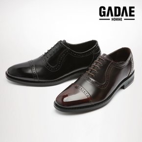 [무료배송][Gadae Homme] 국내산 키높이(4cm)  슬림핏 윙팁 정장슈즈