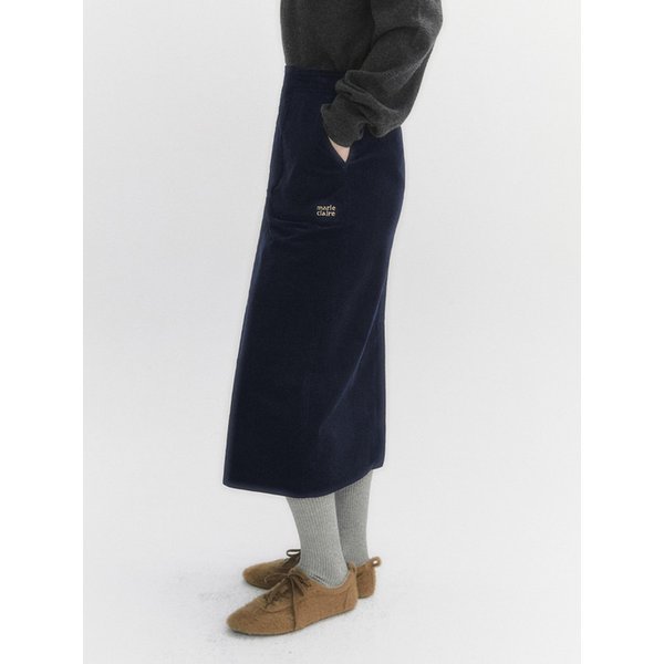 코듀로이 맥시 펜슬 스커트(MAFDSK01NNY)