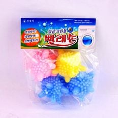 제이큐 깔끔 크린볼 빨래손 세탁볼 엉킹방지 4P X ( 2매입 )