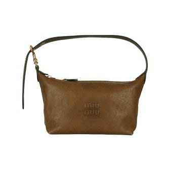 미우미우 [시흥점] 25FW 로고 레더 파우치 숄더백 (5NE841 AEFX F0316)