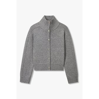 VOV 캐시미어 울 블렌드 하이넥 가디건 7155450018173