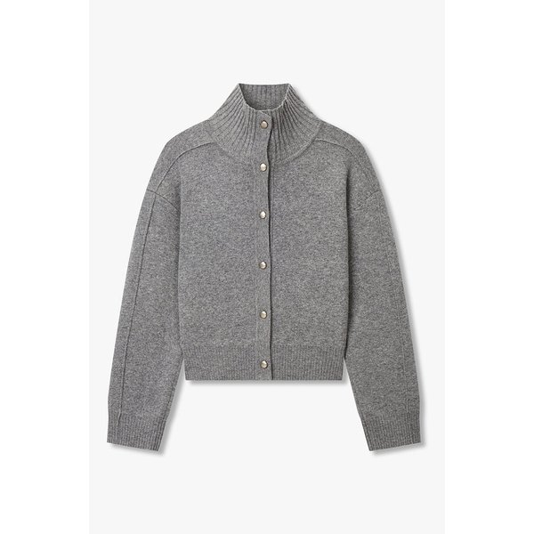 캐시미어 울 블렌드 하이넥 가디건 7155450018173