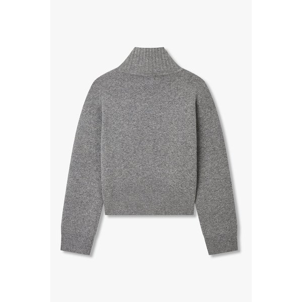 캐시미어 울 블렌드 하이넥 가디건 7155450018173