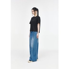 지제로 미니 팬서 포켓 티셔츠_WI3TS856BK